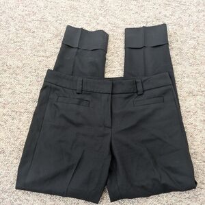 Judith & Charles Wool Black Trouser Cuffed Business Work Pants Women's 6